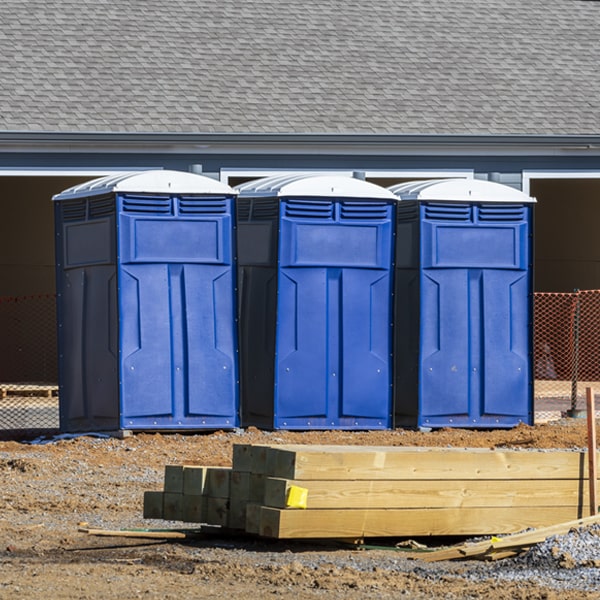 is there a specific order in which to place multiple porta potties in Kingsport Tennessee